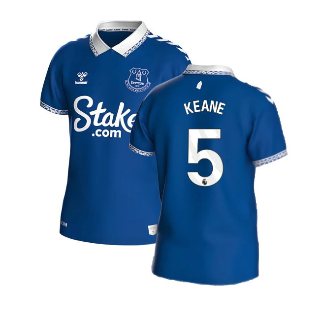 2023-2024 Everton Home Shirt (KEANE 5)-SoccerKits Hub | Buy Soccer Jerseys Online